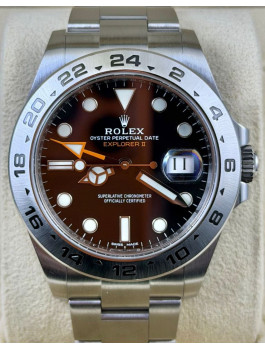二手 ▶️ Rolex 勞力士 Explorer II ◀️ 216570 大黑橙 2020年錶 (42mm)   